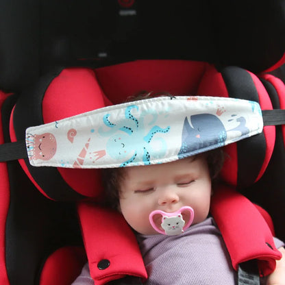 Support de tête de siège de voiture pour bébé, ceinture de fixation réglable pour garçon et fille, positionneur de sommeil, oreiller de sécurité pour bébé, protection de tête pour bébé