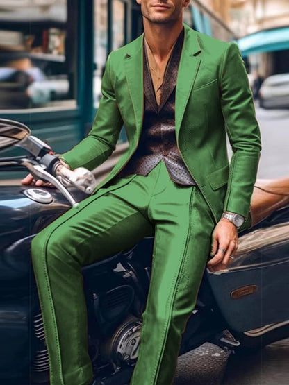 PU 2 pièces hommes Costume formel affaires Mariage costumes pour hommes meilleur Homme Blazer marié porter Tuxedos coupe ajustée Costume Homme Mariage