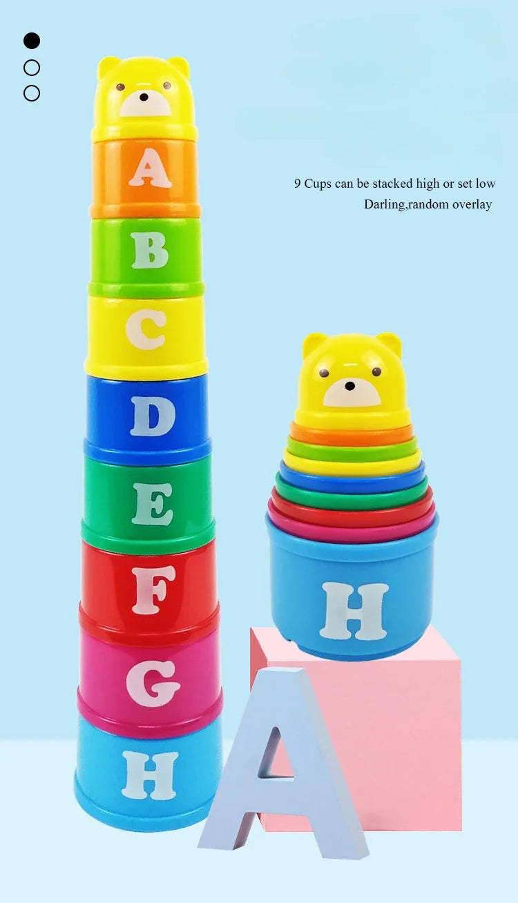 Enfant cerveau réponse bataille pli tasse main vitesse compétition pli tasse bébé pile jeu éducation précoce Puzzle Train jeux de société jouet