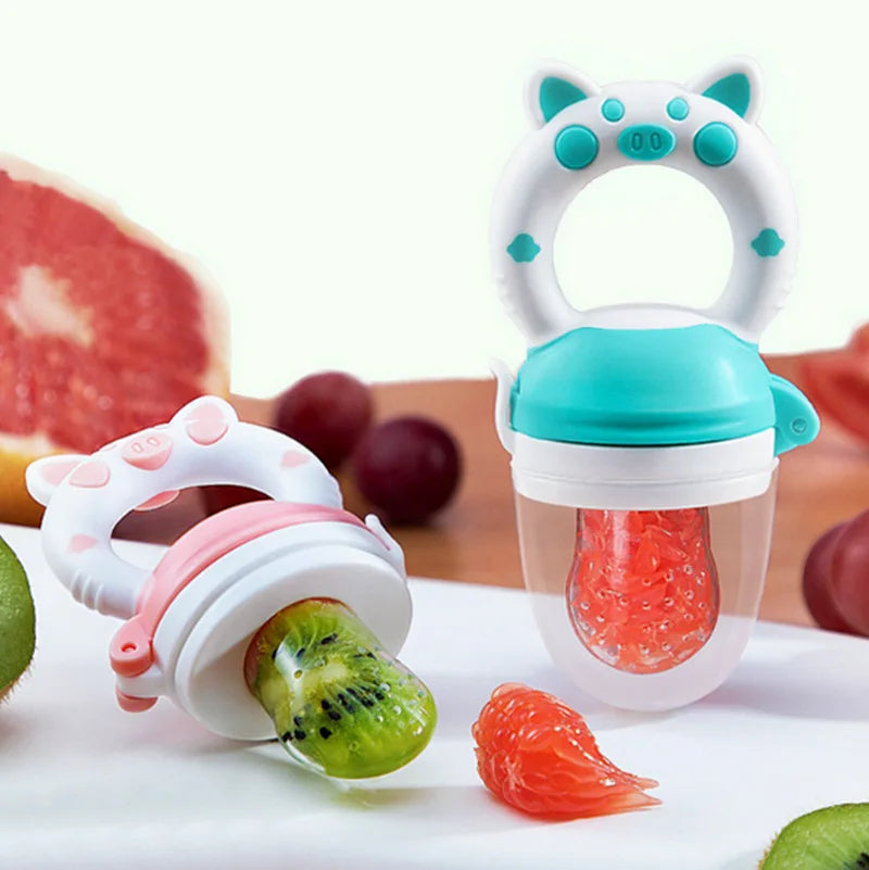 Cuillère d'alimentation pour bébé, extracteur de jus, tasse de sucette, molaires, biberon en Silicone, gomme, fruits, légumes, morsure, manger auxiliaire