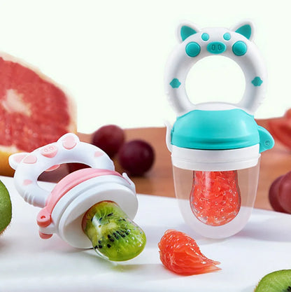 Cuillère d'alimentation pour bébé, extracteur de jus, tasse de sucette, molaires, biberon en Silicone, gomme, fruits, légumes, morsure, manger auxiliaire