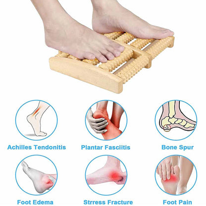 Rouleau de pied en bois, soins en bois, Massage, réflexologie, relaxation musculaire, soulagement, cadeau de Spa, Anti-Cellulite, outils de soins