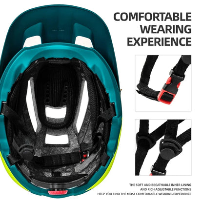 BATFOX-Casque de vélo pour homme, casque de vélo, casque de vélo de montagne, casque de vélo VTT, casquettes de vélo