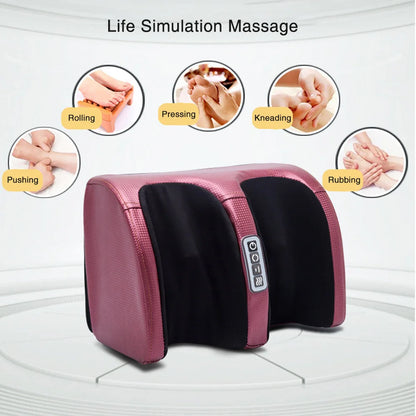 Masseur électrique de pieds, thérapie chauffante, Compression chaude, rouleau de pétrissage Shiatsu, Relaxation musculaire, soulagement de la douleur, Machine de Spa des pieds