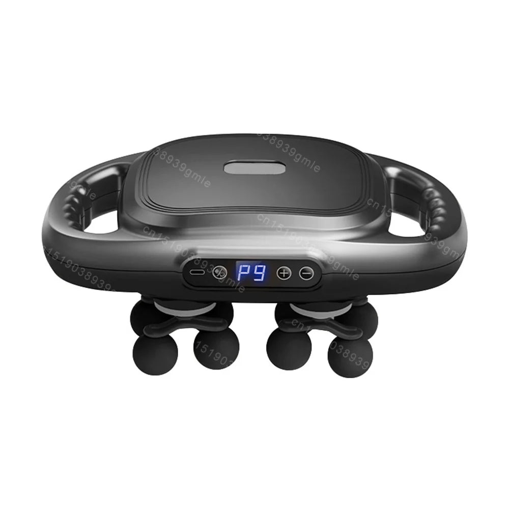 Pistolet de Massage électrique à 12/8 têtes, Relaxation musculaire, Massage du dos à haute fréquence, pistolet de Massage des tissus profonds