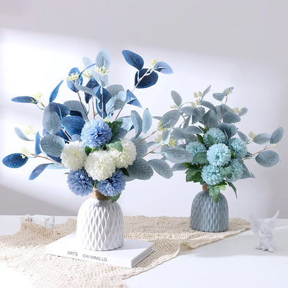 Vase à fleurs en plastique, Vase en fausse céramique pour la décoration de la maison, arrangements floraux, décoration de la maison, Vase à fleurs, centre commercial, décoration de Table