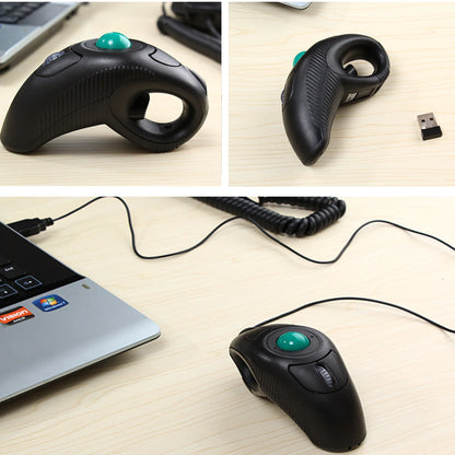 Souris Laser portable ergonomique, commande au pouce, sans fil, optique, filaire, USB, pour ordinateur portable et PC, nouvelle collection
