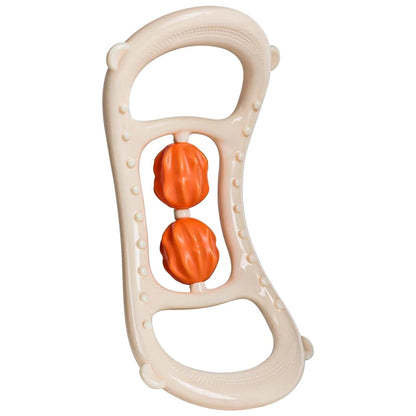 Masseur de jambes multifonctionnel à 12 roues, rouleau de Massage à couverture complète pour bras, taille, Relaxation musculaire des jambes, Machine de Massage manuelle