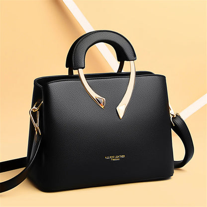 VANDERWAH véritable haute qualité en cuir fourre-tout décontracté sacs à main de luxe femmes sacs concepteur épaule sacs à bandoulière pour les femmes 2024