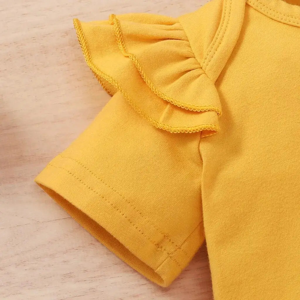 Ensemble de vêtements pour nouveau-né fille, body à manches courtes + pantalon à fleurs avec nœud + bandeau, tenues 3 pièces, vêtements pour bébé fille