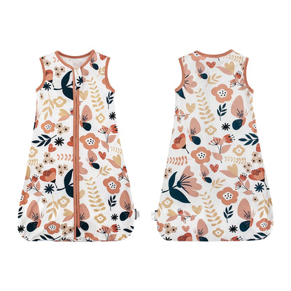 Sacs de couchage pour bébé de 3 à 18 mois, vêtements de nuit fins d'été une pièce imprimé ours mignon, sacs de nuit de dessin animé, couverture Anti-coup de pied