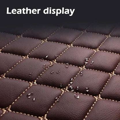 Tapis de sol de voiture en cuir de luxe personnalisé pour Renault Clio 4 2013 2014 2015 2016, ensemble complet d'accessoires imperméables pour femmes
