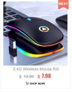 Souris Laser portable ergonomique, commande au pouce, sans fil, optique, filaire, USB, pour ordinateur portable et PC, nouvelle collection