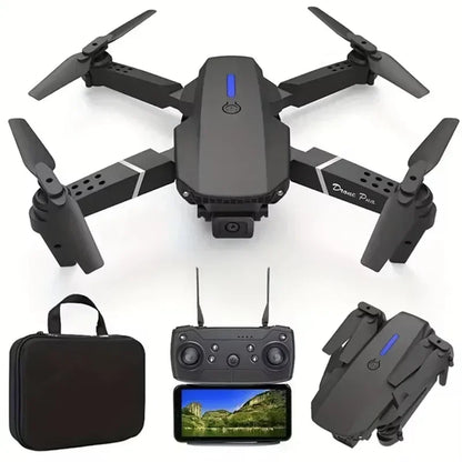 2025 E88 professionnel grand Angle RC Dron HD 4K Mode caméra pliable hélicoptère avion quadrirotor Drone enfant cadeau jouets ﻿