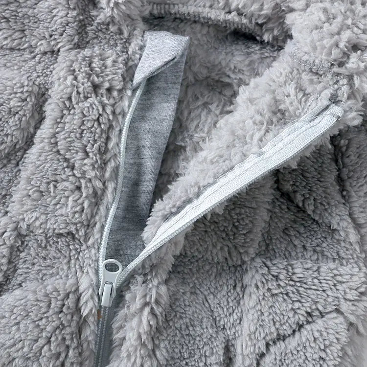 Dessin animé bébé vêtements garçon barboteuse à manches longues arctique velours à capuche bébé fille barboteuse hiver chaud nouveau-né vêtements 0-18 mois