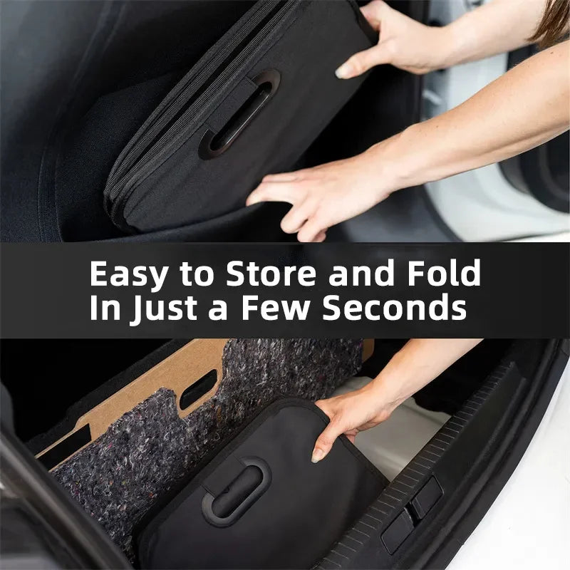 Grande boîte de rangement pliable pour coffre, conteneur de rangement pour SUV Extra épais de grande capacité avec plusieurs poches pour voiture SUV Minivan 1 pièce