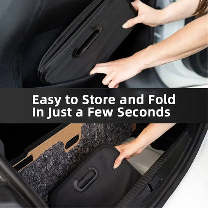 Grande boîte de rangement pliable pour coffre, conteneur de rangement pour SUV Extra épais de grande capacité avec plusieurs poches pour voiture SUV Minivan 1 pièce