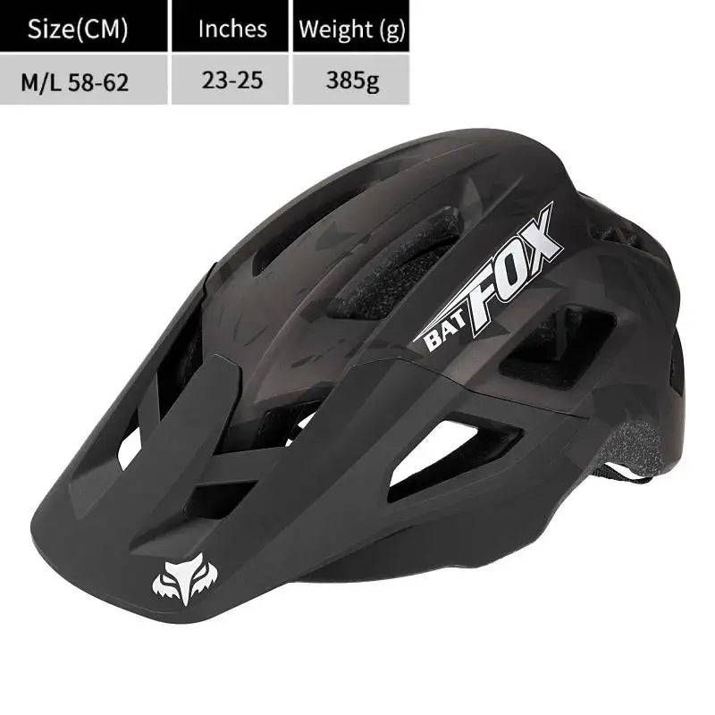 BATFOX-Casque de vélo pour homme, casque de vélo, casque de vélo de montagne, casque de vélo VTT, casquettes de vélo