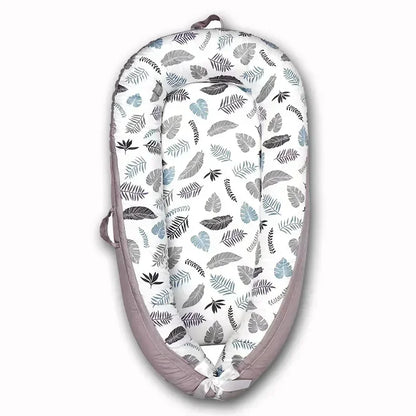 Lit de voyage pour bébé en bas âge, berceau en coton pour nouveau-né, berceau pare-chocs, nouveau lit nid de bébé 85x50cm avec oreiller, berceau Portable