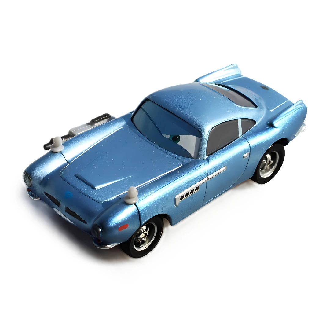 Disney Pixar-Voitures Rains Mcqueen Mack UnmunCollection pour enfants, véhicules moulés sous pression, modèle de jouet en alliage, cadeau, 3 jouets, 1:55