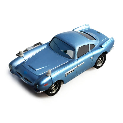 Disney Pixar-Voitures Rains Mcqueen Mack UnmunCollection pour enfants, véhicules moulés sous pression, modèle de jouet en alliage, cadeau, 3 jouets, 1:55