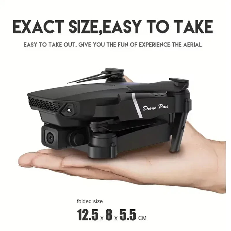 2025 E88 professionnel grand Angle RC Dron HD 4K Mode caméra pliable hélicoptère avion quadrirotor Drone enfant cadeau jouets ﻿