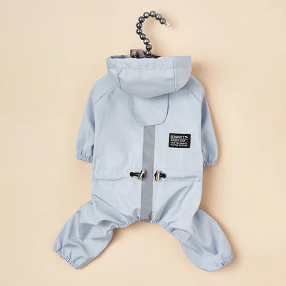 Vêtements imperméables pour chiens, imperméable réfléchissant pour chiens, veste en Polyester doux et imperméable, tenues pour chiots de compagnie
