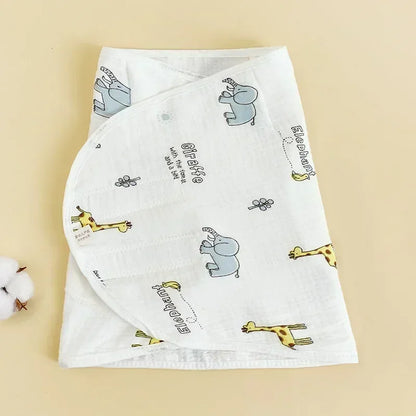 Couverture d'emmaillotage pour bébé de 0 à 6 mois, sangle pour protéger le ventre, couverture de couchage pour nouveau-né, style fin pour l'été