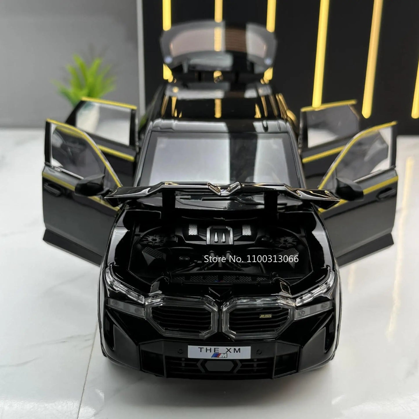 1/24 les modèles de voitures en alliage XM jouet moulé sous pression véhicules tout-terrain avec son léger fonction de traction SUV voiture jouets pour enfants garçons cadeaux