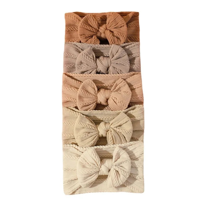 Bandeau élastique en Jacquard avec nœud papillon pour bébés, couvre-chef à nœud papillon, mignon, pour bébés filles, photographie pour nouveau-nés