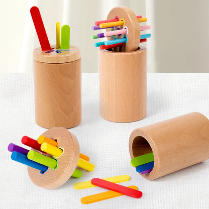 Jouets Montessori en bois, jouets de tri des couleurs, motricité Fine, jeux de correspondance sensorielle, jouets éducatifs pour enfants de 1 à 3 ans, cadeau de 3 ans et plus
