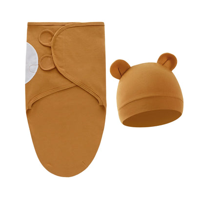 Bébé lange d'emmaillotage doux cocon bébé couvertures nouveau-né lange d'emmaillotage chaud coton bébé literie couverture