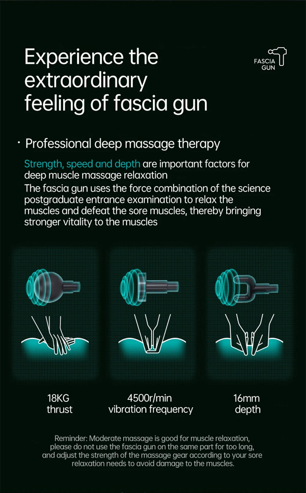 Pistolet de Massage musculaire professionnel à 99 vitesses, masseur pour le cou et le dos, Instrument de Massage, équipement de Fitness, livraison directe
