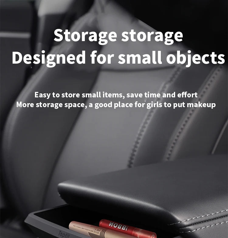 Boîte de rangement d'accoudoir Central pour Tesla modèle Y/3/3, étui de rangement pour lunettes de voiture Highland, accessoire multifonctionnel pour téléphone, nouveauté 2024