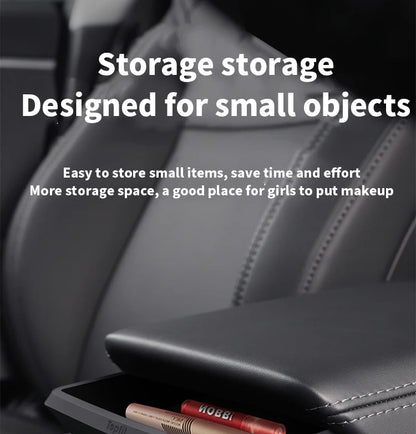 Boîte de rangement d'accoudoir Central pour Tesla modèle Y/3/3, étui de rangement pour lunettes de voiture Highland, accessoire multifonctionnel pour téléphone, nouveauté 2024
