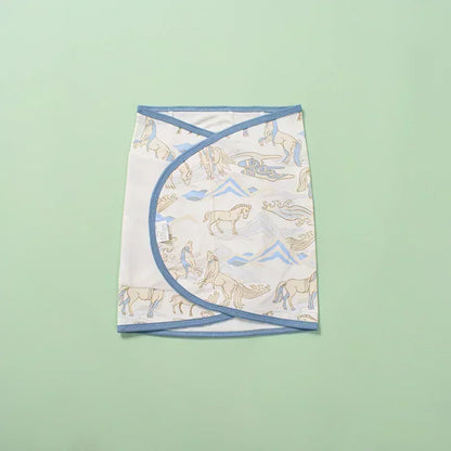 Couverture d'emmaillotage pour bébé de 0 à 6 mois, sangle pour protéger le ventre, couverture de couchage pour nouveau-né, style fin pour l'été