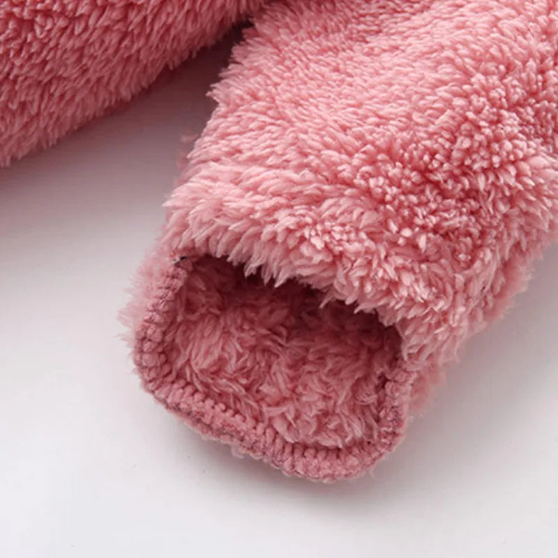 Barboteuse à capuche à manches longues pour nouveau-né garçon et fille, combinaison à fermeture éclair pour enfants, vêtements pour bébés, automne, hiver