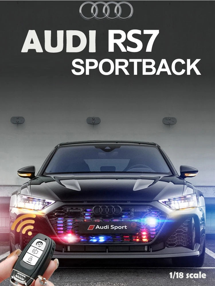 Simulation 1:18 AUDI RS7 Sportback alliage voiture modèle enfants jouet véhicule à collectionner Miniature Voiture décor à la maison cadeau d'anniversaire
