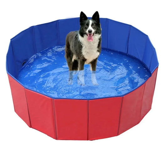 Piscine pliable pour chien, baignoire pour animaux de compagnie, pour petits chiens, intérieur et extérieur, lavage frais, baignoire, accessoires pour animaux de compagnie