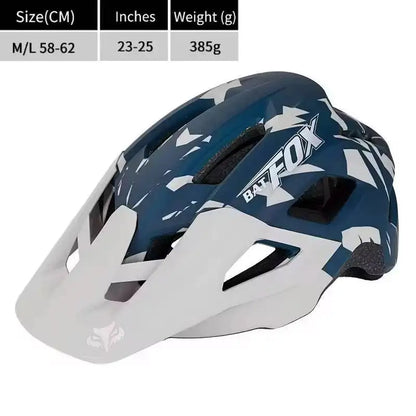BATFOX-Casque de vélo pour homme, casque de vélo, casque de vélo de montagne, casque de vélo VTT, casquettes de vélo