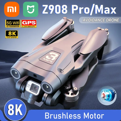 Xiaomi-Drone ATA JIA Z908 Pro /MAX 8K ESC 4K, professionnel, localisation de flux optique, évitement d'obstacles à 3 côtés, jouets quadricoptères