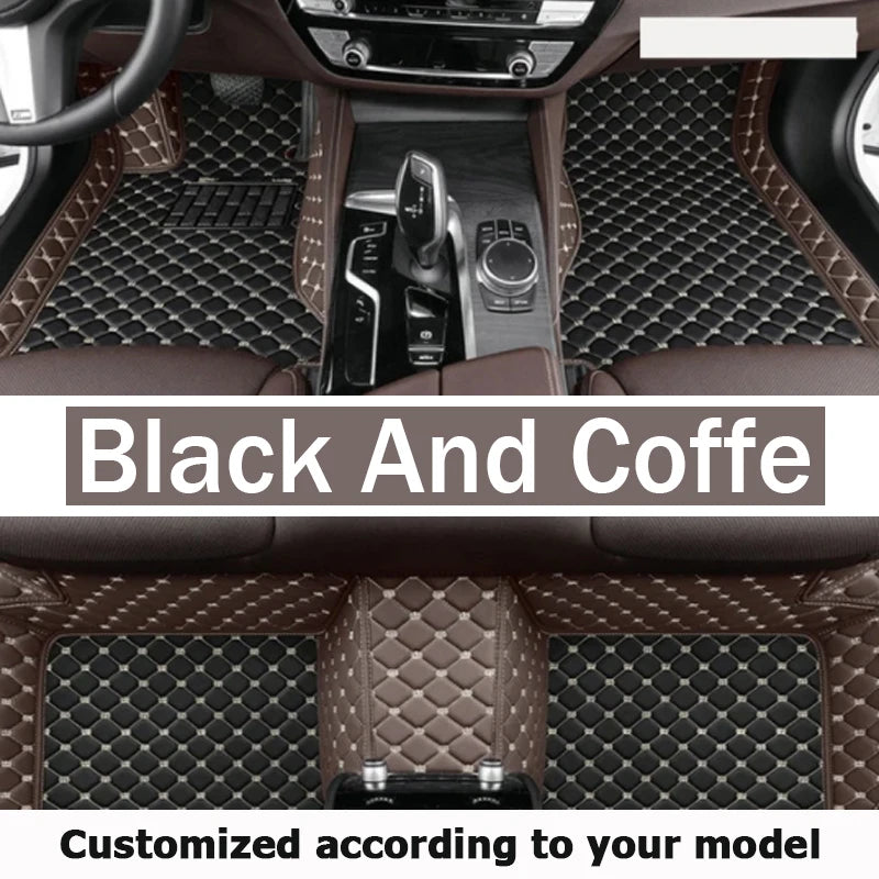Tapis de sol de voiture en cuir de luxe personnalisé pour Renault Clio 4 2013 2014 2015 2016, ensemble complet d'accessoires imperméables pour femmes