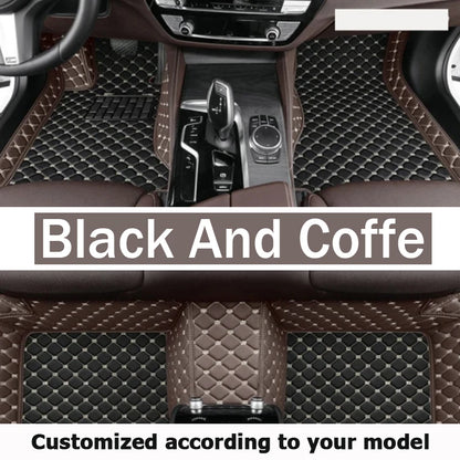Tapis de sol de voiture en cuir de luxe personnalisé pour Renault Clio 4 2013 2014 2015 2016, ensemble complet d'accessoires imperméables pour femmes