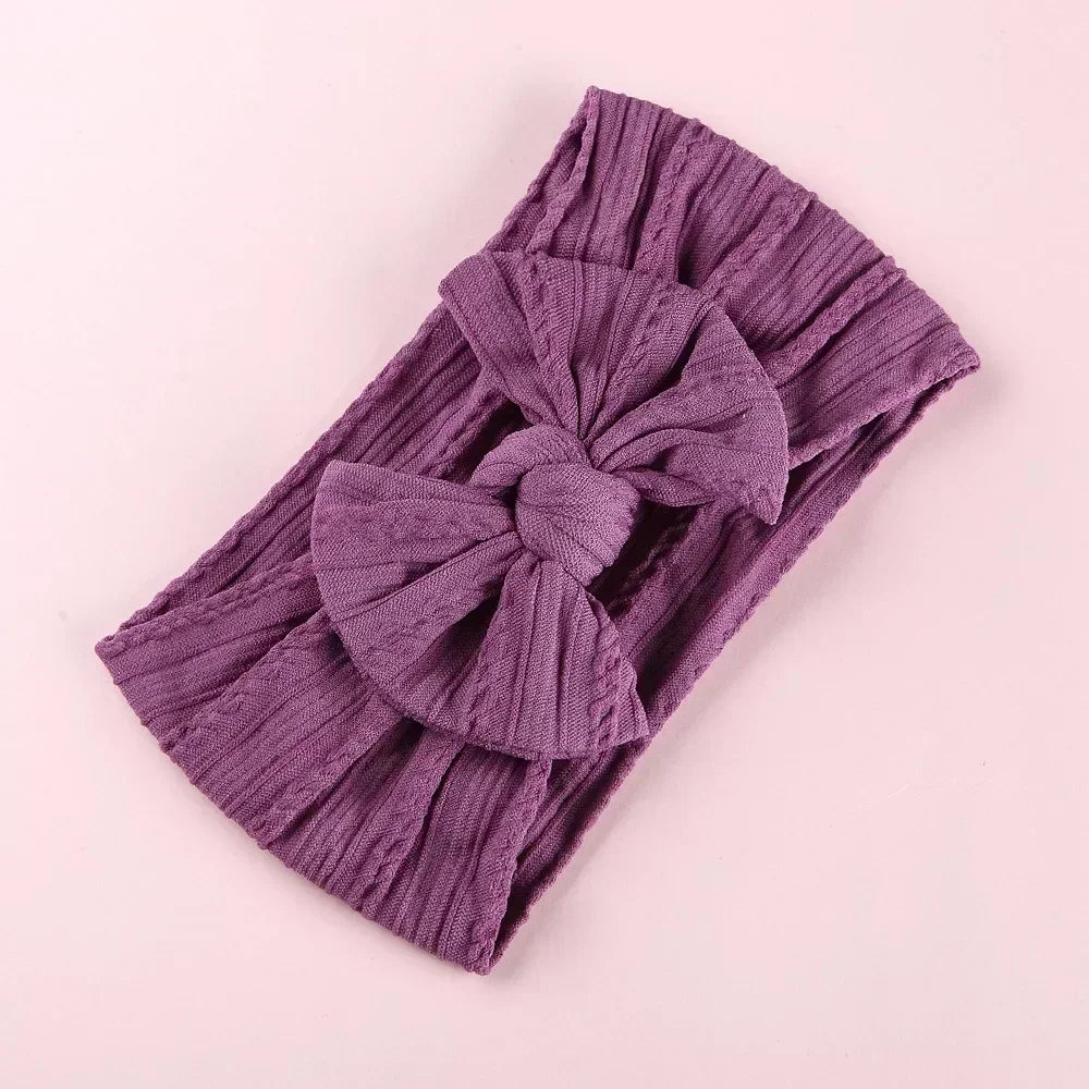 Bandeau élastique en Jacquard avec nœud papillon pour bébés, couvre-chef à nœud papillon, mignon, pour bébés filles, photographie pour nouveau-nés