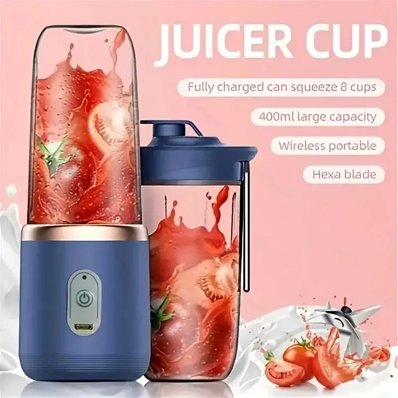 Mélangeur électrique portable multifonction, mélangeur de jus, mélangeur de jus frais, mélangeur Smunvétérans wn, tasse à glace, robot culinaire, 6 phpopularité