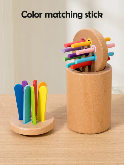 Jouets Montessori en bois, jouets de tri des couleurs, motricité Fine, jeux de correspondance sensorielle, jouets éducatifs pour enfants de 1 à 3 ans, cadeau de 3 ans et plus