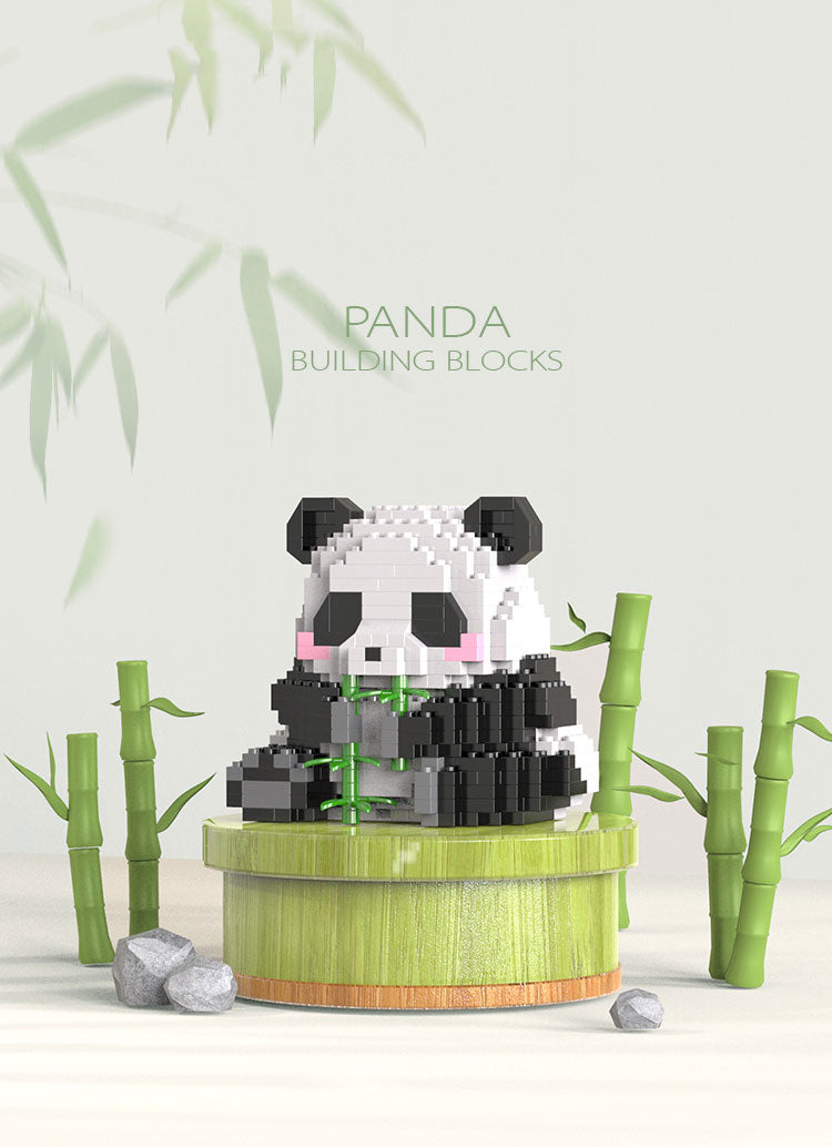 Mini Animal de Style Chinois à Assembler Soi-Même, Briques de Construction, Modèle Créatif, pour Garçon