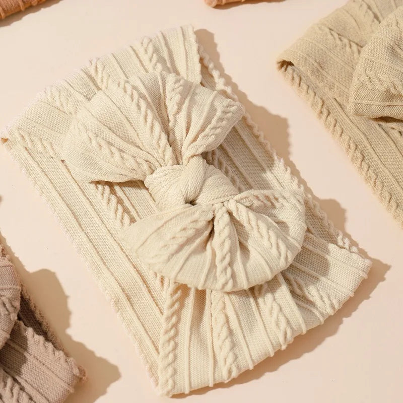 Bandeau élastique en Jacquard avec nœud papillon pour bébés, couvre-chef à nœud papillon, mignon, pour bébés filles, photographie pour nouveau-nés