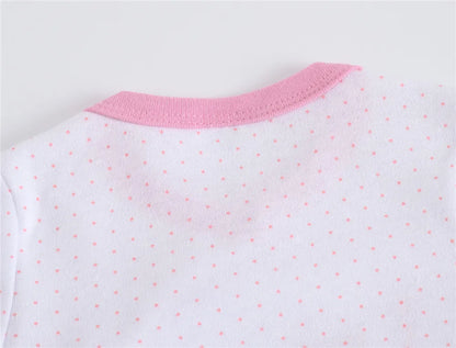 Ensemble de vêtements 100% coton pour bébés filles de 0 à 12 mois, barboteuse à manches longues pour nouveau-né garçon, combinaison imprimée Carton, printemps-automne, 3 pièces/lot
