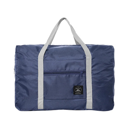 Sac de voyage pliant imperméable de couleur unie, sac à bagages léger de grande capacité